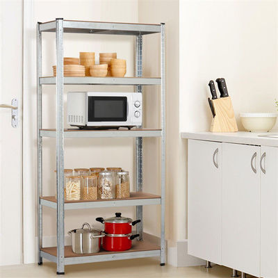 750mm 5 Layer Boltless Rack Warehouse Storage Racks رفوف تخزين المعادن الصناعية
