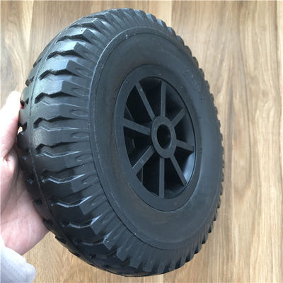 2.50-4 بو رغوة عجلة البلاستيك حافة عجلة شاحنة يدوية لعربة عربة
