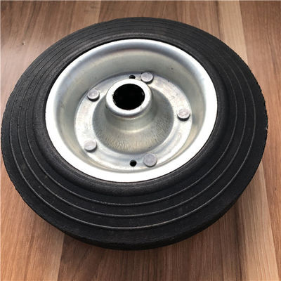 عجلات مطاطية صلبة 8 × 2 للإطارات المطاطية الصلبة ذات المحور الصلب للعربات لـ Dolly