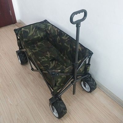 عربة تخييم خارجية متعددة الأغراض OEM 600D عربة تسوق قابلة للطي