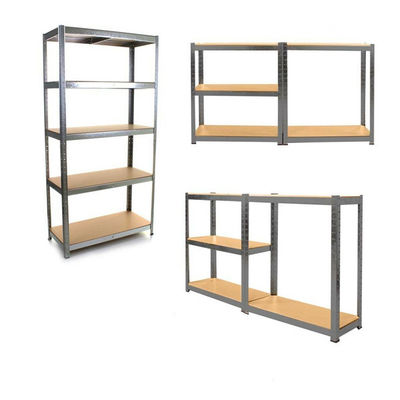 750mm 5 Layer Boltless Rack Warehouse Storage Racks رفوف تخزين المعادن الصناعية