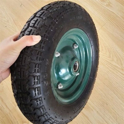 3.50-7 عجلات عربة تعمل بالهواء المضغوط متينة استبدال عجلات عربة تعمل بالهواء المضغوط