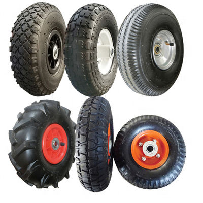3.00-4 10 بوصة كيس عجلات الشاحنة عجلات عربة يدوية تعمل بالهواء المضغوط OEM 240 مم
