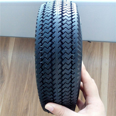 350-4 10 بوصة عجلات مطاطية صلبة حافة بلاستيكية