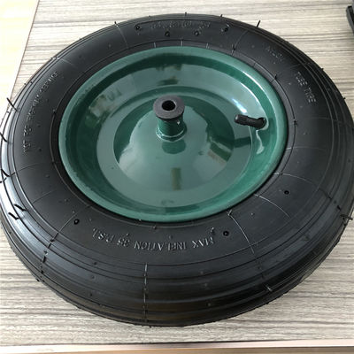 350-8 الأخضر الصلب ريم عربة العجلات الهوائية المطاط الإطارات عربة عربة عربة