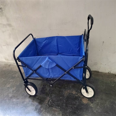 عربة قابلة للطي المعدنية Beach Wagon Utility 600D عربة قابلة للطي من القماش لمحلات البقالة