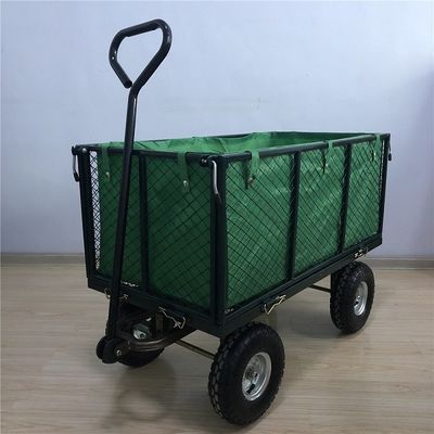 XXL الثقيلة حديقة شبكة عربة عربة شبكة حديقة عربة عربة قلابة فائدة