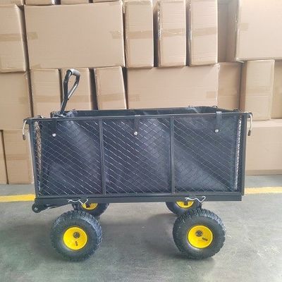 عربة حديقة كبيرة جدًا من الصلب عربة حديقة المرافق الثقيلة