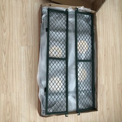 50L الخدمة الشبكة الفولاذية العربة الحديقة طيات عربة الخدمة مع الأطراف القابلة للإزالة و 4.10/3.50-4 بوصة العجلات