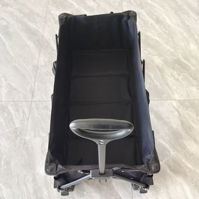 Wonderfold شاطئ قابلة للطي في الهواء الطلق عربة التخييم قابلة للتعديل المقبض عجلات واسعة