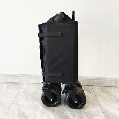Wonderfold شاطئ قابلة للطي في الهواء الطلق عربة التخييم قابلة للتعديل المقبض عجلات واسعة